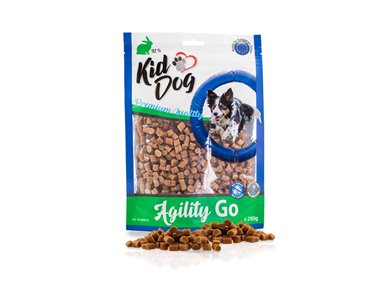 Kid Dog Agility Go Mini Pezzetti di Carne di Coniglio Snack per Cani 250 gr cod. 8596410048166
