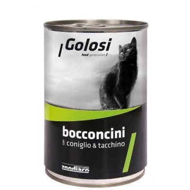 GOLOSI CAT BOCCONCINI CONIGLIO E TACCHINO per GATTI | Golosi | cod. 8015579017757