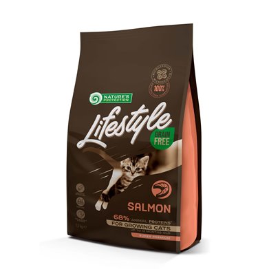 Nature's Protection Lifestyle Grain Free Kitten Salmone cod. 4771317459527MA
